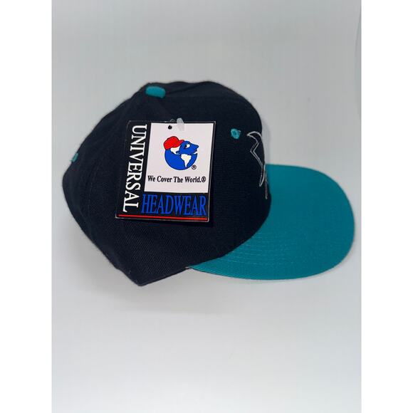 NWT Vintage San Jose Sharks NHL We Cover the World Universal Hat Snapback - Picture 4 of 5